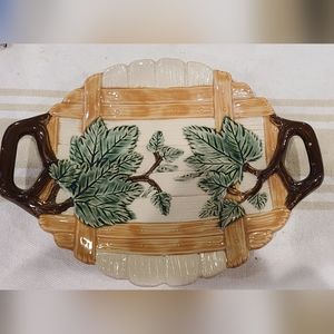 Majolica reproduction serving plate